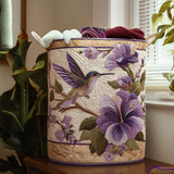 Quilted Laundry Basket — Hummingbird