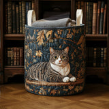 Quilted Laundry Basket — Elegant Paws