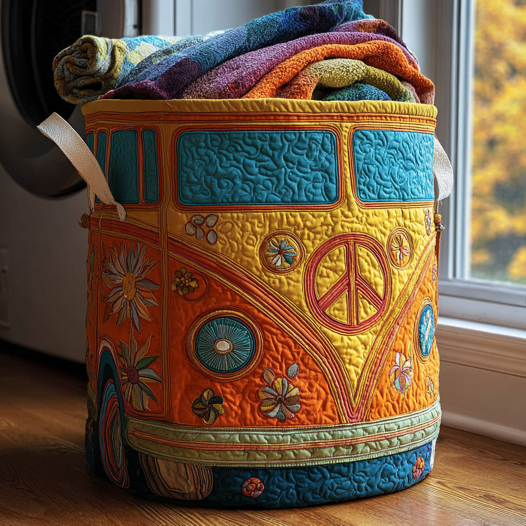 Quilted Laundry Basket — Van Hippie