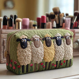 Quilted beauty case with sheep NCU0VT287
