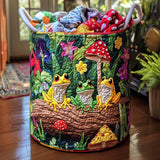 Quilted Laundry Basket — Happy Frogs