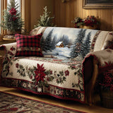 Quilted sofa cover with festive pattern NCU0NT10936