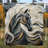 Quilted Blanket Horse Grace NCU0DV150