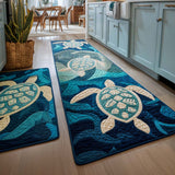 Non-slip kitchen rug with tropical atmosphere NCU0NT11127