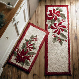 Winter Non-Slip Kitchen Mat with Snowy Details NCU0TD1732