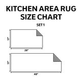 Non-slip Christmas kitchen rug with winter flowers NCU0TD1726
