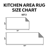 Non-slip kitchen rug in earth tones NCU0DK10917