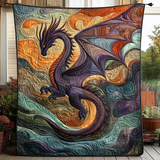 Moon Snake Quilted Blanket NCU0DK487