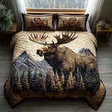Quilted Cover Set - Woodland Animals