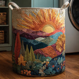 Quilted Laundry Basket — Mountain Sun