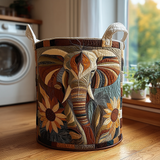 Mystic Elephant Laundry Basket