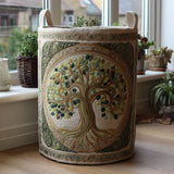 Quilted Laundry Basket — Mystic Tree