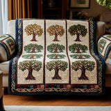Quilted Sofa Cover Tree of Life – for Living Room