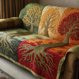 Quilted Sofa Cover with Tree of Life NCU0VT370