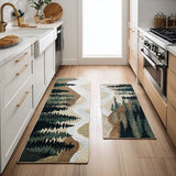 Non-slip kitchen rug with natural landscape NCU0DK11539