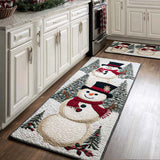 Festive Non-Slip Kitchen Mat for New Year's NCU0NT10918
