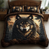 Quilted Cover Set - Woodland Animals