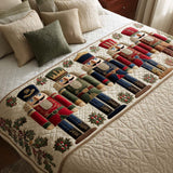 Quilted Bedspread Nutcracker Parade NCU0NT9894