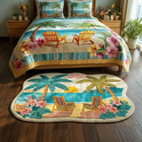 Custom Area Rug Palm Shape NCU0TD2601