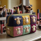 Quilted beauty case with sheep NCU0VT287