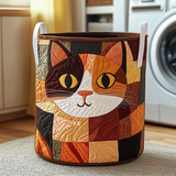 Laundry Basket in Patches