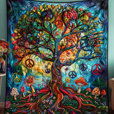 Quilted Blanket Peace Of Life NCU0PT476