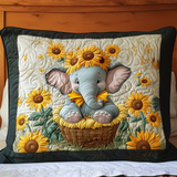 Quilted cushion cover with calm giant NCU0NT8148