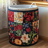 Quilted Laundry Basket — Petal Charm