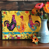 Quilted Placemat Radiant Rooster Paradise NCU0TL223