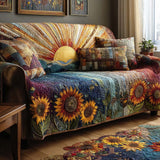 Quilted Sofa Cover Sun – Non-Slip