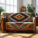 Quilted Sofa Cover Canyon Red