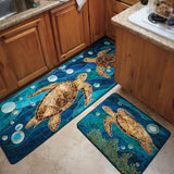 Non-slip kitchen rug with coral barrier NCU0NT11133