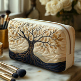 Quilted beauty case with tree of life NCU0DV7895