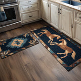 Non-slip kitchen rug with dreamcatcher pattern NCU0VT322