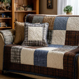 Quilted Patchwork Sofa Cover NCU0VT365