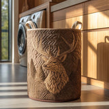 Laundry Basket with Deer Design NCU0QN047