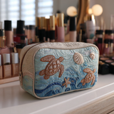 Quilted beauty case with sea turtle NCU0DK10241