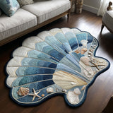 Custom Shell-Shaped Area Rug NCU0NT12612
