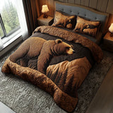 Quilted Cover Set - Woodland Animals