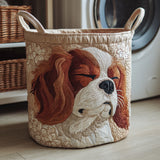 Quilted Laundry Basket — King Charles Sleepyhead