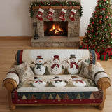 Quilted Sofa Cover Friends of the Snow – Soft to the Touch