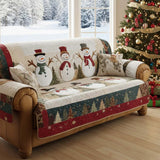 Quilted Sofa Cover Friends of the Snow – for Living Room
