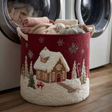 Laundry Basket in Snow Style