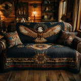 Quilted Sofa Cover Eagle in Flight