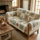 Quilted Garden Sofa Cover – Non-Slip