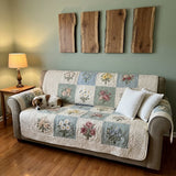 Quilted Garden Sofa Cover – Non-Slip