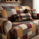 Quilted Rustic and Soft Sofa Cover