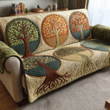 Quilted Sofa Cover with Tree of Life NCU0VT370