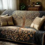 Quilted Sofa Cover with Tree of Life NCU0VT370