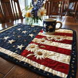 Quilted Placemat Bellezza in Stars and Stripes NCU0PT4430